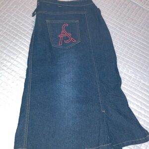 Denim skirt- Ashley Stewart, like new condition
